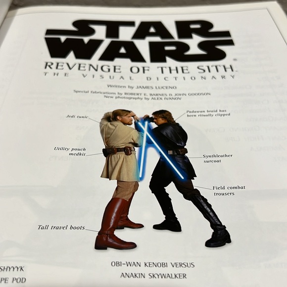 Star Wars Revenge of the Sith The Visual Dictionary Collector Book James Luciano - Picture 4 of 16